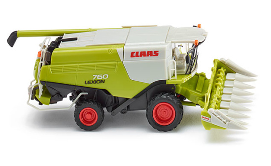 Wiking 038911 Claas Lexion 760 Mähdrescher mit Conspeed Maisvorsatz 1:87