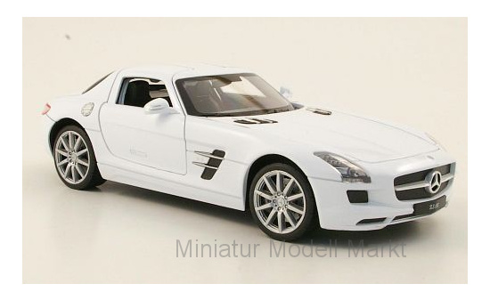 Welly 24025W-we Mercedes SLS AMG (C197), weiss 1:24