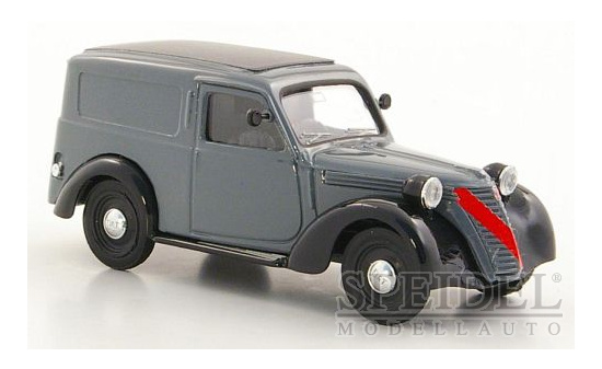 Brumm R177-03 Fiat 1100 Furgone, grau/schwarz, 1947 1:43