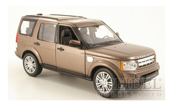 Welly 24008m-br Land Rover Discovery 4, metallic-braun 1:24