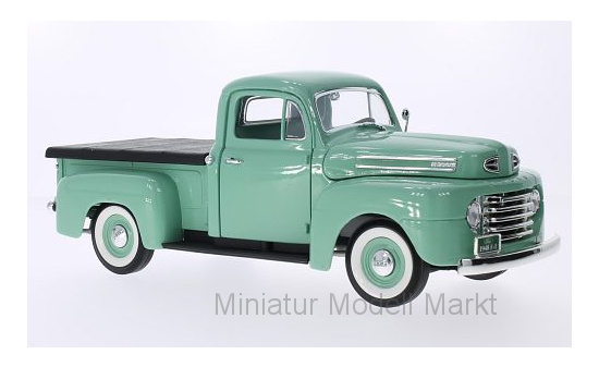 Lucky Die Cast 92218gn Ford F-1 Pick Up With Flatbed Cover, hellgrün, 1948 1:18
