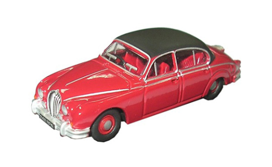 Oxford OXF76JAG2001 Jaguar MK II - rot , schwarz 1:76