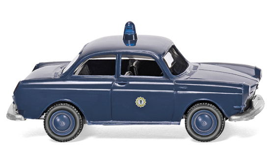Wiking 086436 Polizei - VW 1600 Limousine 