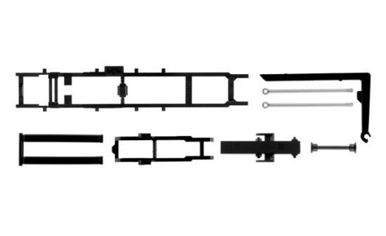 Herpa 084314 Abrollkinematik für alle LKW-Fahrgestelle Inhalt: 2 Stück 1:87