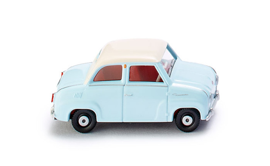 Wiking 018401 Glas Goggomobil geschlossen hellblau 1:87