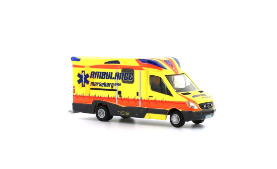 Rietze 68625 Ambulanz Mobile Tigis Ergo Ambulance Merseburg, 1:87 1:87