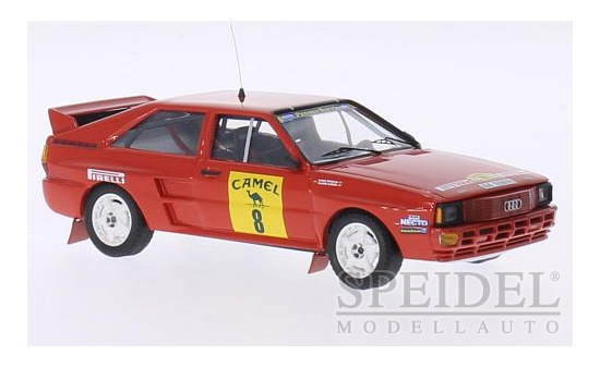 Trofeu GRB01 Audi Quattro A2, No.8, Campeonato Espana Ralys Tierra, C.Aldecoa/M.Inunciaga, 1988 1:43