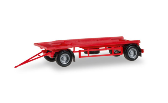 Herpa 076289-002 Anhänger Abrollmulde rot, 2a - Vorbestellung 1:87