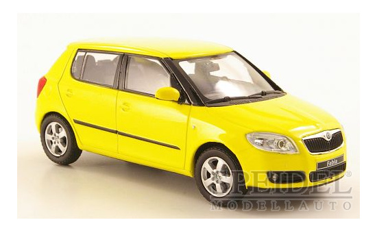 Abrex ABR143AB-008GE Skoda Fabia II - gelb - Vorbestellung 1:43