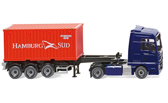 Wiking 052348 Containersattelzug (NG) (MAN TGX Euro 6) 