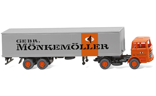 Wiking 054201 Koffersattelzug (MB 1620) 