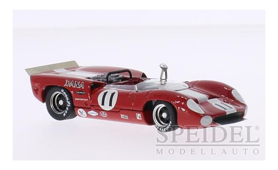 Best 9587 Lola T70 Spyder, RHD, No.11, Bridgehampton, L.Motscheker, 1967 1:43