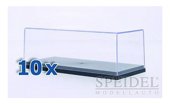 MCG MCG99116-010 Vitrine 10 x Kunststoff-Vitrine für je 1 x 1:43 - Vorbestellung 1:43