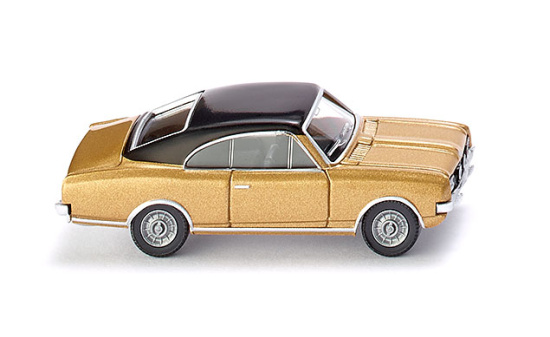 Wiking 008401 Opel Commodore A Coupé gold met. mit schwarzem Dach 1:87