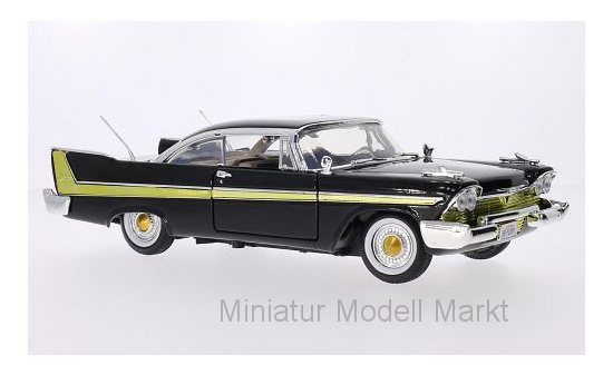 Motormax MOM73115BLACK Plymouth Fury - schwarz 1:18