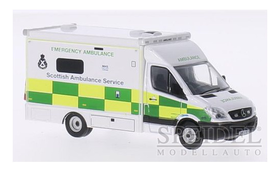 Oxford OXF76MA004 Mercedes Ambulance - Scottish Ambulance Service 1:76