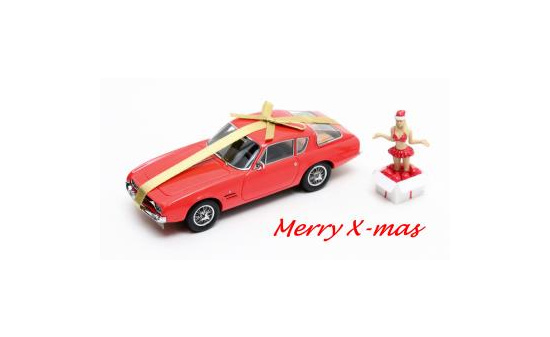 Matrix Scale Models 10701-012X Ghia 230S Coupe 1963 Red X-mas Edition 1:43