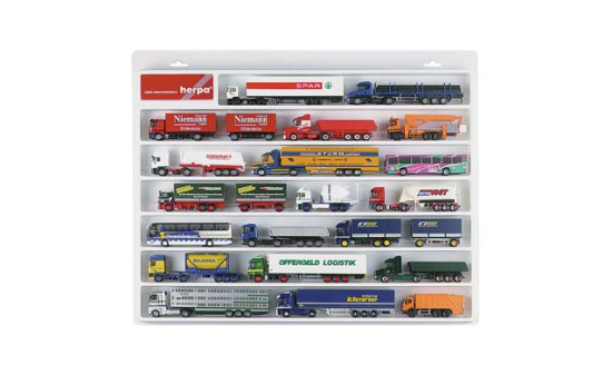 Herpa 029216 LKW-Schaukasten weiß, (57cm x 45cm x 3,5cm) 1:87