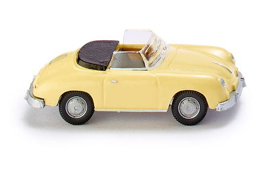 Wiking 016040 Porsche 356 Cabrio - gelb 1:87
