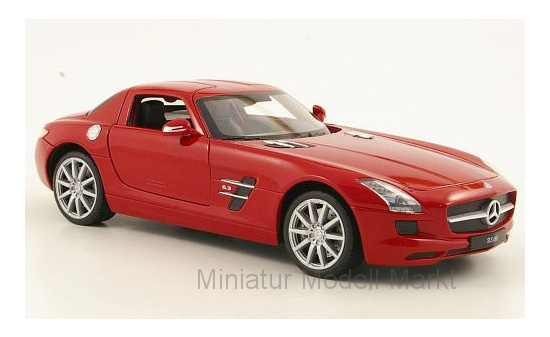 Welly 24025RED Mercedes SLS AMG (C197), rot 1:24