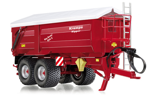 Wiking 077335 Krampe Big Body 650 S Hinter- / Seitenkipper mit Rollplane 1:32