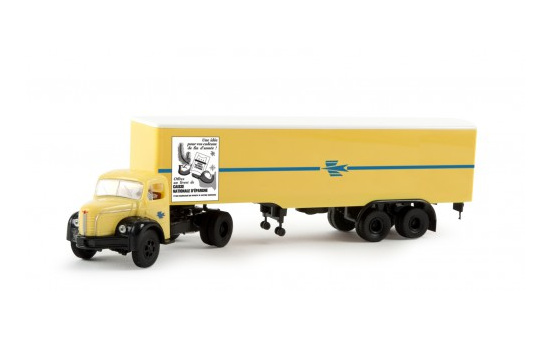 Brekina 85420 Berliet TLR 8, La Poste (F), Koffer-SZ 1:87