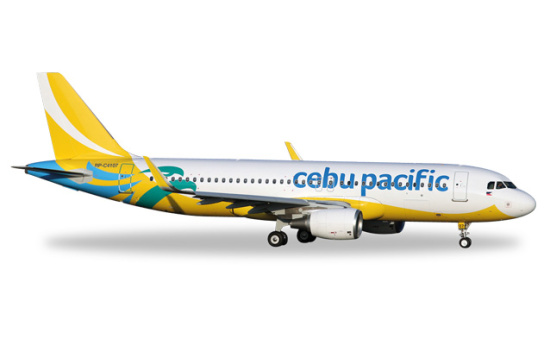 Herpa 529327 Cebu Pacific Air Airbus A320 - new 2016 colors - Vorbestellung 1:500