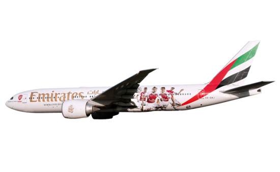 Herpa 611060 Emirates Boeing 777-200LR 