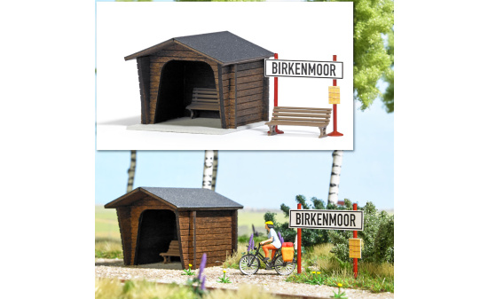 Busch 1463 Haltepunkt Birkenmoor 1:87