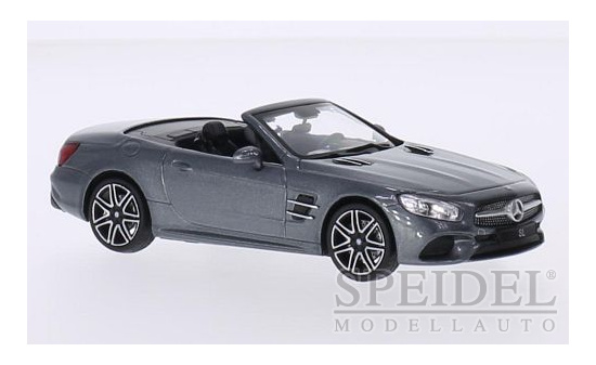 Spark B66960532 Mercedes SL (R231), metallic-grau, Hardtop liegt bei, Facelift, 2016 1:43