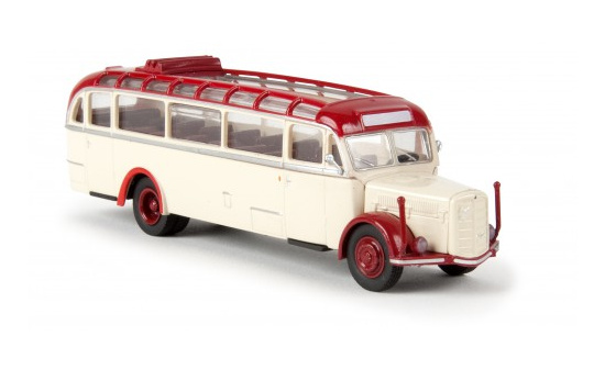 Brekina 58076 Saurer BT 4500 (A), hellbeige/rot, offen 1:87