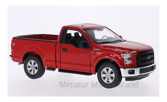 Welly 24063RED Ford F-150, rot, 2015 1:24