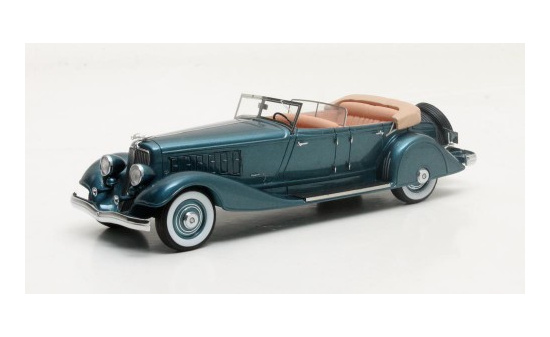 Matrix Scale Models 50303-021 Chrysler Imperial Custom Pheaton 1933 Groen Metallic 1:43