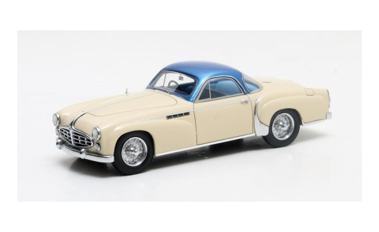 Matrix Scale Models 50408-011 Delahaye 235 Coupe Chapron 1958 Wit/Blauw 1:43