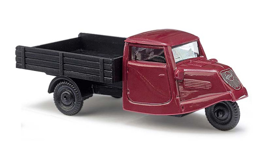 Busch 89103 Tempo Dreirad bordeaux - Vorbestellung 1:87