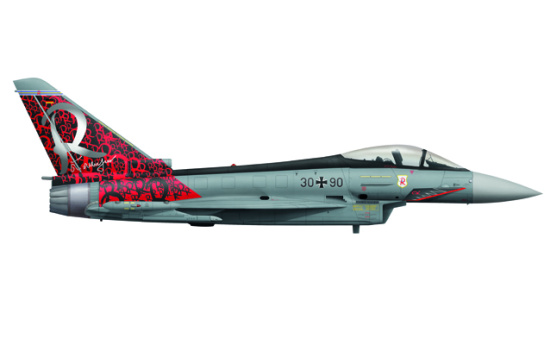 Herpa 558198 Luftwaffe Eurofighter Typhoon - TaktLwG 71 