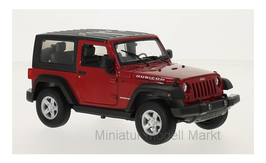 Welly 22489H-RED Jeep Wrangler, rot 1:24