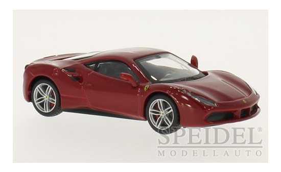 Bburago 18-36904RED Ferrari 488 GTB, rot 1:43