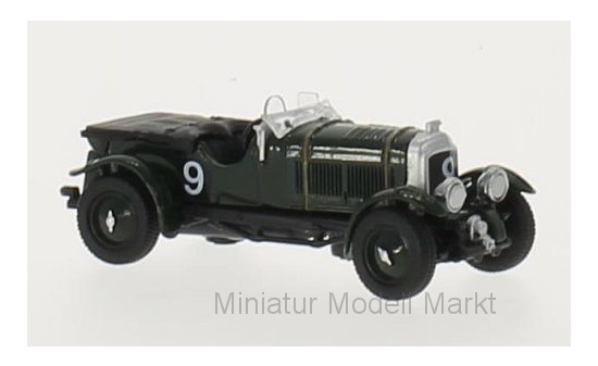 Oxford 76BB001 Bentley Blower, RHD, No.9, Le Mans, H.Birkin /J.Chassagne, 1930 - Vorbestellung 1:76