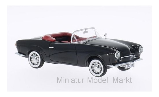 BoS-Models 43296 Rometsch Lawrence Cabriolet, schwarz, 1957 1:43