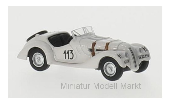 Oxford 76BM28001 BMW 328, RHD, No.113, Mille Miglia, A.Fane/B.James, 1938 - Vorbestellung 1:76
