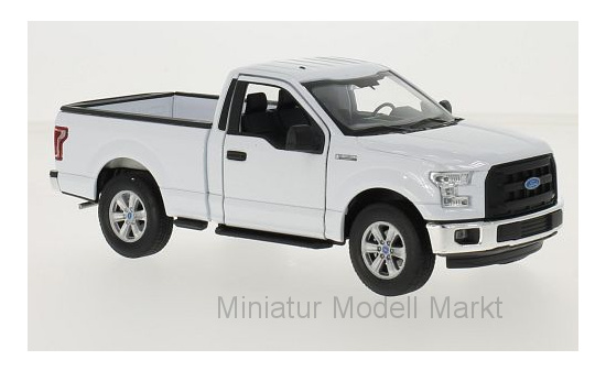 Welly 24063WHITE Ford F-150, weiss, 2015 1:24