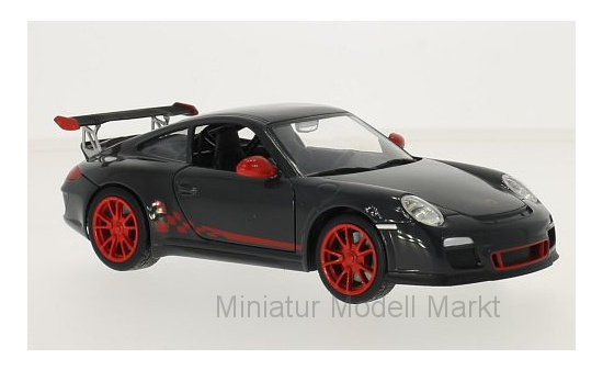 Lucky Die Cast 24213gr Porsche 911 (997II) GT3 RS, dunkelgrau/rot 1:24