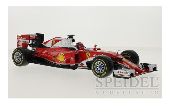 Bburago 18-16802R Ferrari SF16-H, No.7, UPS, Formel 1, K.Raikkonen, 2016 1:18