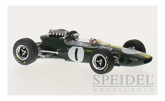 Brumm R592-CH Lotus 33, No.1, Formel 1, GP Deutschland, J.Clark, 1965 1:43