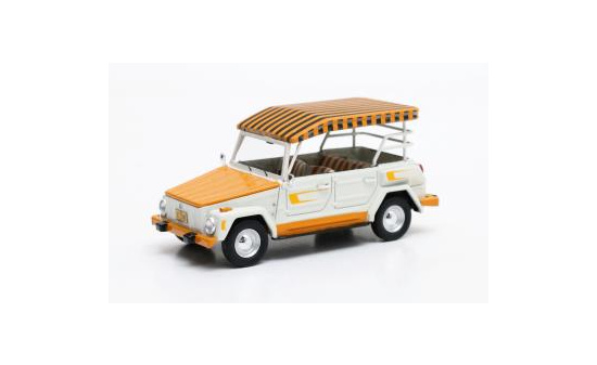 Matrix Scale Models 32105-042 Volkswagen Thing Hawaiian Edition 1979 Wit/Oranje 1:43