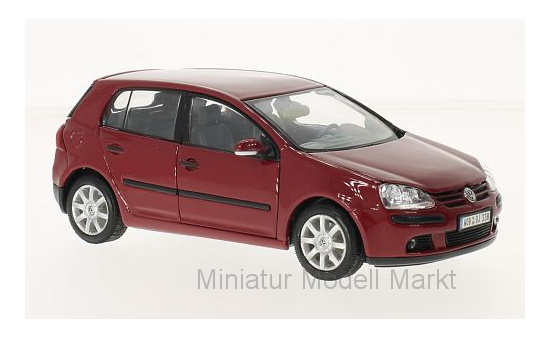 Welly WEL22458RED VW Golf V - dunkelrot - Vorbestellung 1:24