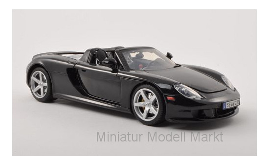 Motormax MOM73163BLACK Porsche Carrera GT - schwarz 1:18