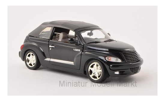 Motormax 73295BLACK Chrysler PT Cruiser Convertible, schwarz, ohne Vitrine 1:24