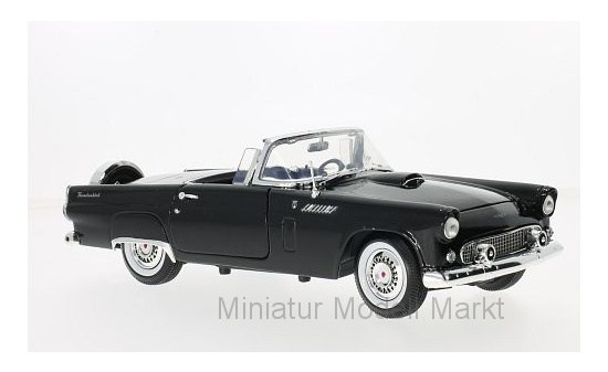 Motormax MOM73173BLACK Ford Thunderbird Convertible - schwarz 1:18